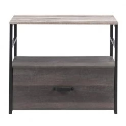 Antique Brown File Cabine with Drawer, Shelf by Wateday