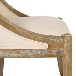 Beige Fabric Side Chair with Solid Wood Frame by Wateday -Wateday Sales Store beige wateday accent chairs yj yuki9596448 4f 1000
