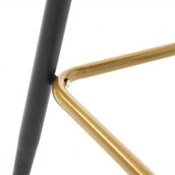 40.8 in. Beige Low Back Metal Frame 29.5 in. Bar Stool with Velvet Seat (Set of 2) by Wateday -Wateday Sales Store beige wateday bar stools yj yuki9596054 44 1000