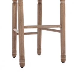 46.5 in. Beige High Back Wood Frame Stool Height 29.9 in. Bar Stool with Fabric Seat (Set of 2) by Wateday -Wateday Sales Store beige wateday bar stools yj yuki9596306 4f 1000