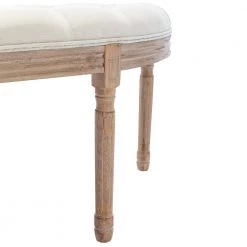 Beige Padded Seat Bench 19.5 in. H x 20 in. W x 55 in. L by Wateday -Wateday Sales Store beige wateday bedroom benches yj yuki9595309 c3 1000