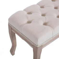 Beige Bed End Bench 18.90 in. H x 14.96 in. W x 43.31 in. L by Wateday -Wateday Sales Store beige wateday bedroom benches yj yuki9595311 c3 1000