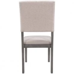 Beige Upholstery Dining Chairs with Wood Legs, Set of 4 by Wateday -Wateday Sales Store beige wateday dining chairs yj wf282701aae 66 1000
