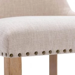 Beige Fabric Dining Side Chairs (Set of 2) by Wateday 9 Beige Fabric Dining Side Chairs (Set of 2) by Wateday -Wateday Sales Store beige wateday dining chairs yj yuki9596026 4f 1000