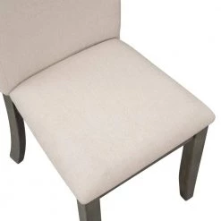 Beige Upholstered Dining Side Chair (Set of 4) by Wateday -Wateday Sales Store beige wateday dining chairs yj yuki9596051 c3 1000