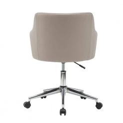 Beige Upholstered Office Chair with Arms by Wateday -Wateday Sales Store beige wateday office stools yj yuki9595038 66 1000