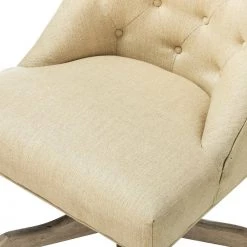 Beige Tufted Back Office Chairs without Arms by Wateday -Wateday Sales Store beige wateday office stools yj yuki9595108 c3 1000