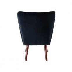 Black Upholstered Lounge Side Chair with Ottoman by Wateday 10 Black Upholstered Lounge Side Chair with Ottoman by Wateday -Wateday Sales Store black wateday accent chairs yj yuki9596006 66 1000