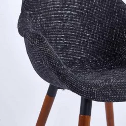 Black Fabric Arm Chair (Set of 2) by Wateday 8 Black Fabric Arm Chair (Set of 2) by Wateday -Wateday Sales Store black wateday accent chairs yj yuki9596064 c3 1000