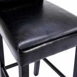 40 in. Black Low Back Wood Frame Stool Height 27.4 in. Bar Stool with PU Leather Seat (Set of 2) by Wateday 8 40 in. Black Low Back Wood Frame Stool Height 27.4 in. Bar Stool with PU Leather Seat (Set of 2) by Wateday -Wateday Sales Store black wateday bar stools yj yuki9596294 c3 1000