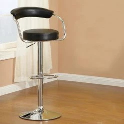 34 in. Black Low Back Metal Frame Stool Height 28 in. Bar Stool with Fabric Seat (Set of 2) by Wateday -Wateday Sales Store black wateday bar stools yj yuki9596296 31 1000