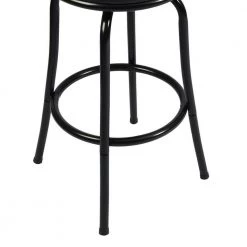 43.60 in. Black High Back Metal Frame 26 in. Bar Stool with PU Seat (Set of 2) by Wateday -Wateday Sales Store black wateday bar stools yj yuki9596515 1f 1000