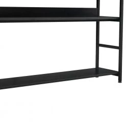 68.9 in. Black Wood 5-Shelf Bookcase with Metal Frame by Wateday -Wateday Sales Store black wateday bookcases bookshelves yj yuki9595470 1f 1000