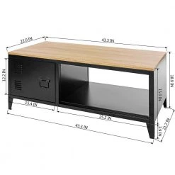 43 .3" Black Rectangle MDF Coffee Table with Storage and Cabinet by Wateday 14 43 .3" Black Rectangle MDF Coffee Table with Storage and Cabinet by Wateday -Wateday Sales Store black wateday coffee tables yj yuki9595635 fa 1000