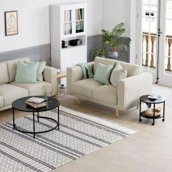 31.50 in. Black Small Round Wood Coffee Table 2-Pieces by Wateday 15 31.50 in. Black Small Round Wood Coffee Table 2-Pieces by Wateday -Wateday Sales Store black wateday coffee tables yj yuki9596507 31 1000