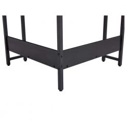 24 in. Triangle Black Wood Computer Desk with Keyboard Tray and Storage Shelves by Wateday -Wateday Sales Store black wateday computer desks yj yuki9595772 1f 1000