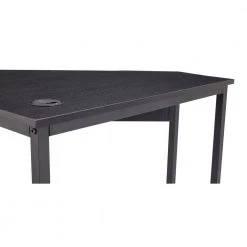 24 in. Triangle Black Wood Computer Desk with Keyboard Tray and Storage Shelves by Wateday -Wateday Sales Store black wateday computer desks yj yuki9595772 4f 1000