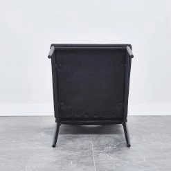 Black Leather Dining Chairs with Painted Metal Legs (Set of 4) by Wateday -Wateday Sales Store black wateday dining chairs yj yuki9595910 44 1000