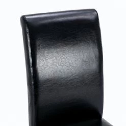 Black PU Leather Dining Side Chair (Set of 2) by Wateday -Wateday Sales Store black wateday dining chairs yj yuki9596224 c3 1000