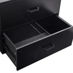 Black File Cabinet with 2-Drawers by Wateday -Wateday Sales Store black wateday file cabinets yj yuki9595658 77 1000
