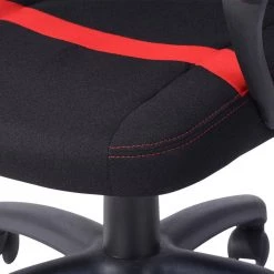 Red Fabric Adjustable Swivel Gaming Chair with Non-Adjustable Arms by Wateday 14 Red Fabric Adjustable Swivel Gaming Chair with Non-Adjustable Arms by Wateday -Wateday Sales Store black wateday gaming chairs yj w9030353 1f 1000