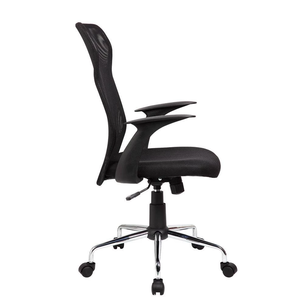 Black Fabric High Back Mesh Office Chair with Arms by Wateday 2 Black Fabric High Back Mesh Office Chair with Arms by Wateday - Image 2