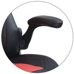 Red Fabric Seat Office Chair with Arms by Wateday -Wateday Sales Store black wateday office stools yj yuki9595958 1f 1000