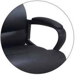 Black Faux Leather Seat Office Chair with Arms by Wateday -Wateday Sales Store black wateday office stools yj yuki9595960 4f 1000