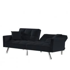 74.40 in. W Square Arm Velvet Straight Convertible Sofa Bed in Black by Wateday 13 74.40 in. W Square Arm Velvet Straight Convertible Sofa Bed in Black by Wateday -Wateday Sales Store black wateday sofas couches yj yuki9596793 44 1000