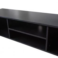 63 in. Black TV Stand with 2-Cabinet Fits TV's up to 70 in. with Open Shelves by Wateday -Wateday Sales Store black wateday tv stands yj yuki9595436 44 1000