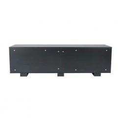 59 in. Black TV Stand with Open Storage Shelves, Fits TV's up to 65 in. by Wateday -Wateday Sales Store black wateday tv stands yj yuki9595440 66 1000
