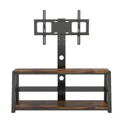45.6 in. Black Swivel TV Stand, Fits TV's up to 65 in. by Wateday