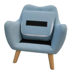 Blue Fabric Upholstered Child Accent Armchair by Wateday 11 Blue Fabric Upholstered Child Accent Armchair by Wateday -Wateday Sales Store blue wateday accent chairs yj yuki9596119 4f 1000