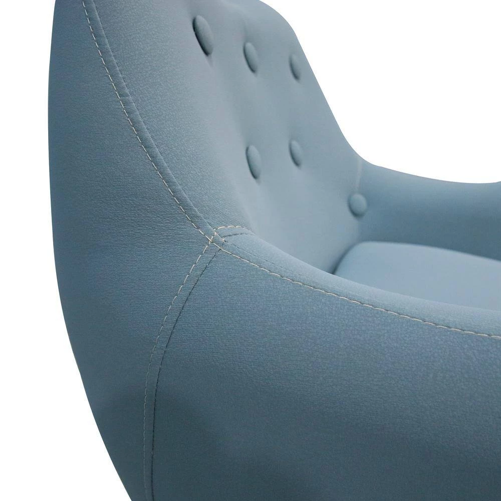 Blue Fabric Upholstered Child Accent Armchair by Wateday 3 Blue Fabric Upholstered Child Accent Armchair by Wateday - Image 3