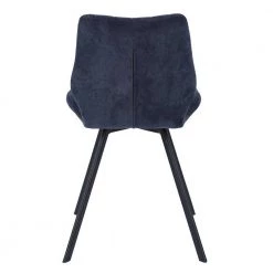 Navy Fabric Upholstery Dining Chairs with metal legs, set of 2 by Wateday -Wateday Sales Store blue wateday dining chairs yj w9030291 66 1000