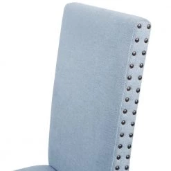 Blue Fabric Upholstered Dining Chairs (Set of 2) by Wateday 11 Blue Fabric Upholstered Dining Chairs (Set of 2) by Wateday -Wateday Sales Store blue wateday dining chairs yj yuki9595913 1f 1000