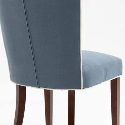Blue Linen Fabric Dining Side Chairs (Set of 2) by Wateday 10 Blue Linen Fabric Dining Side Chairs (Set of 2) by Wateday -Wateday Sales Store blue wateday dining chairs yj yuki9596039 1f 1000