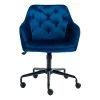 Blue Velvet Office Executive Chairs with Arms by Wateday