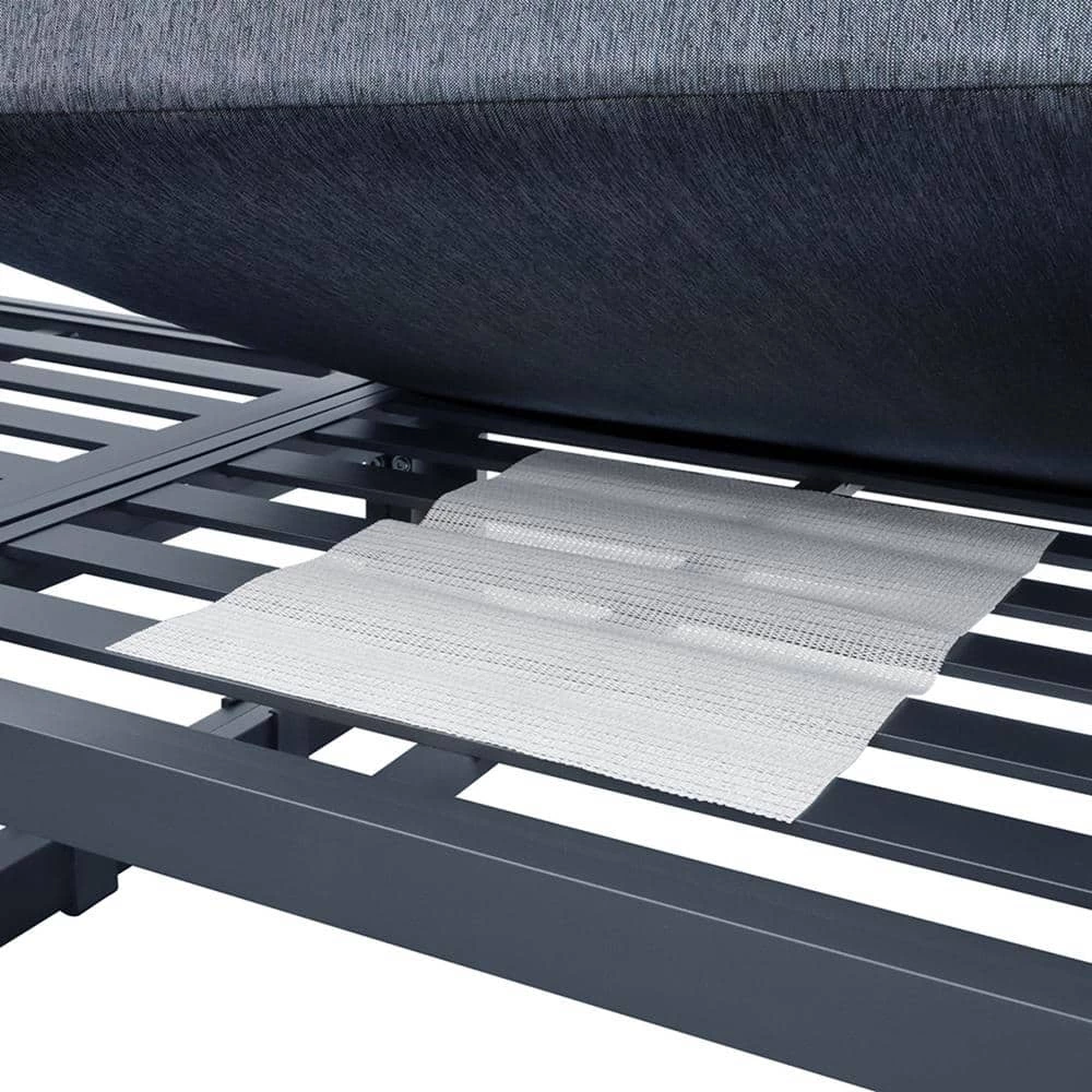 Blue Removable Cushion Ottoman by Wateday 4 Blue Removable Cushion Ottoman by Wateday - Image 4