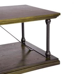 47 .2" Brown-green Rectangle MDF Coffee Table with Storage Area by Wateday -Wateday Sales Store brown green wateday coffee tables yj yuki9595634 1f 1000