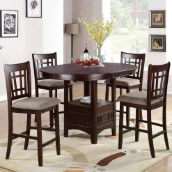 41 in. Brown High Back Wood Frame Stool Height 28 in. Bar Stool with Fabric seat (Set of 2) by Wateday -Wateday Sales Store brown wateday bar stools yj yuki9596325 31 1000