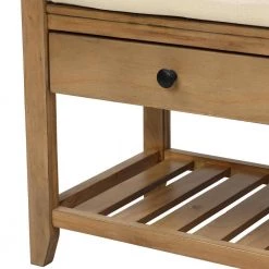 Brown Entryway Storage Bench 19.8 in. H x 14 in. W x 39 in. L by Wateday 8 Brown Entryway Storage Bench 19.8 in. H x 14 in. W x 39 in. L by Wateday -Wateday Sales Store brown wateday bedroom benches yj yuki9595278 c3 1000