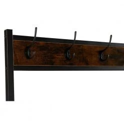 Brown Entryway Hall Tree Coat Rack with 3-Storage Shelves by Wateday -Wateday Sales Store brown wateday coat racks yj yuki9596395 1f 1000