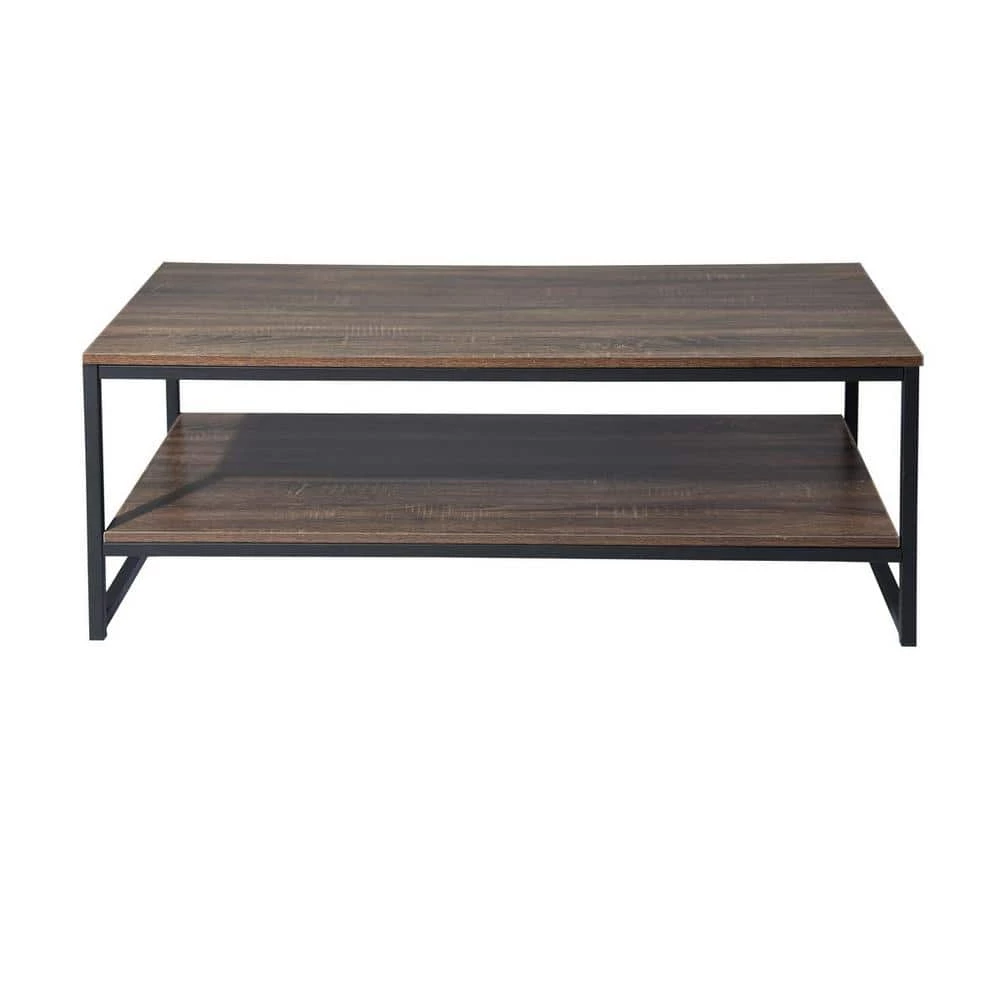 43 .3" Brown Rectangle MDF Top Coffee Table with Storage by Wateday 3 43 .3" Brown Rectangle MDF Top Coffee Table with Storage by Wateday - Image 3