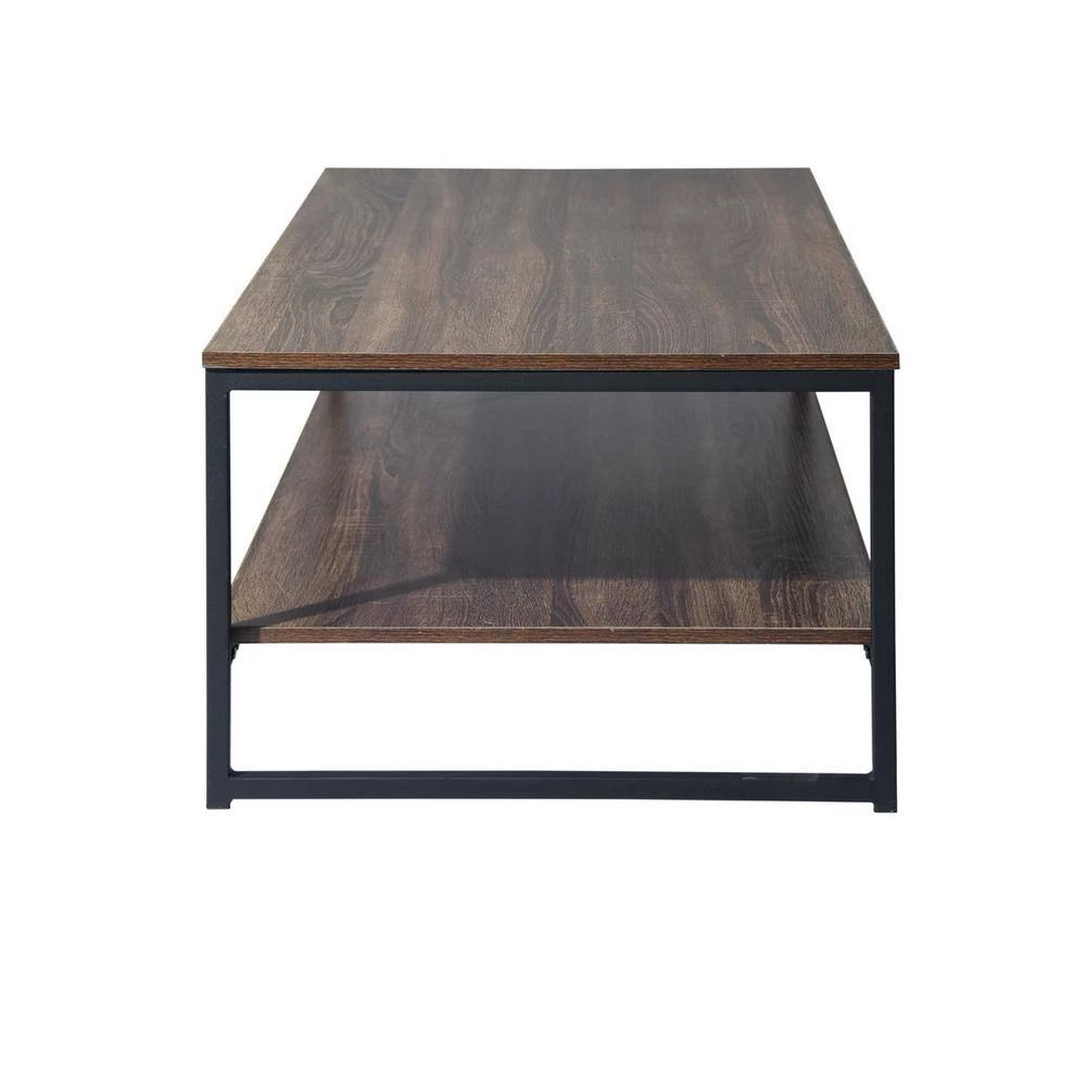 43 .3" Brown Rectangle MDF Top Coffee Table with Storage by Wateday 2 43 .3" Brown Rectangle MDF Top Coffee Table with Storage by Wateday - Image 2