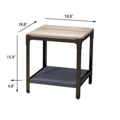 18 .90" Brown Square Wood Coffee Table with Pet Mat by Wateday 10 18 .90" Brown Square Wood Coffee Table with Pet Mat by Wateday -Wateday Sales Store brown wateday coffee tables yj yuki9595655 1f 1000