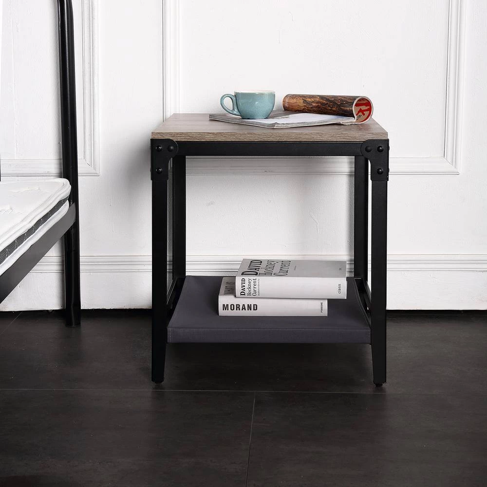 18 .90" Brown Square Wood Coffee Table with Pet Mat by Wateday 6 18 .90" Brown Square Wood Coffee Table with Pet Mat by Wateday - Image 6