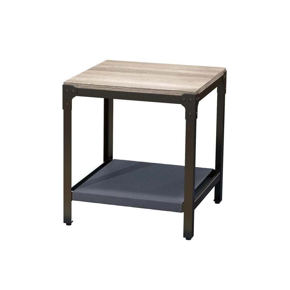 18 .90" Brown Square Wood Coffee Table with Pet Mat by Wateday 1 18 .90" Brown Square Wood Coffee Table with Pet Mat by Wateday