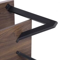 42.10 in. Brown Short Rectangular Wood Coffee Table with Storage Shelf by Wateday -Wateday Sales Store brown wateday coffee tables yj yuki9596504 44 1000