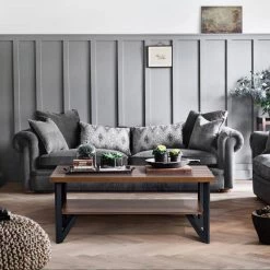 42.10 in. Brown Short Rectangular Wood Coffee Table with Storage Shelf by Wateday -Wateday Sales Store brown wateday coffee tables yj yuki9596504 c3 1000